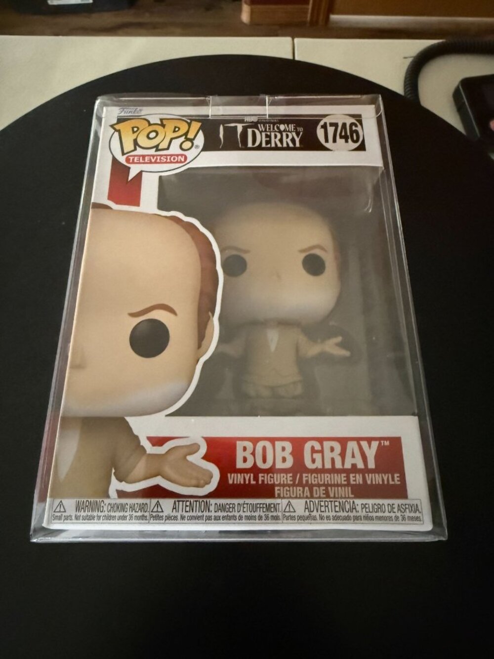 Funko Pop! Television IT Welcome to Derry Bob Gray #1746 Vinyl Figure w Protecto